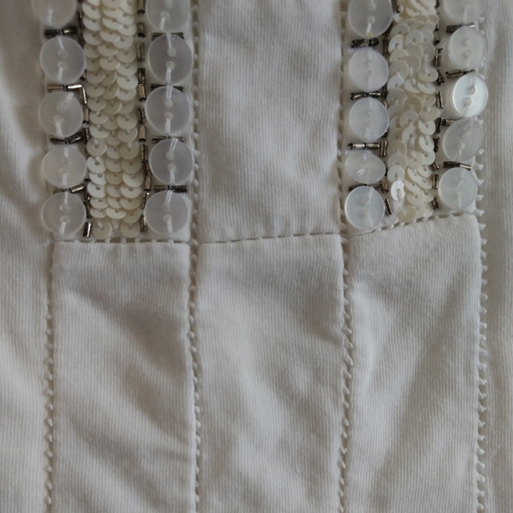 MARINA RINALDI Size M Bust 42" Embroidered T-shirt - Picture 8 of 10